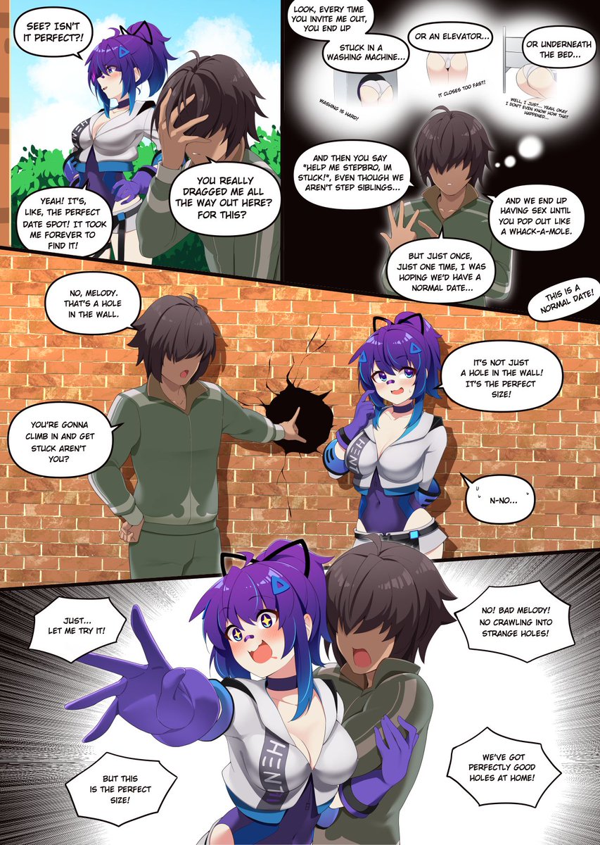 We have holes at home Mel!