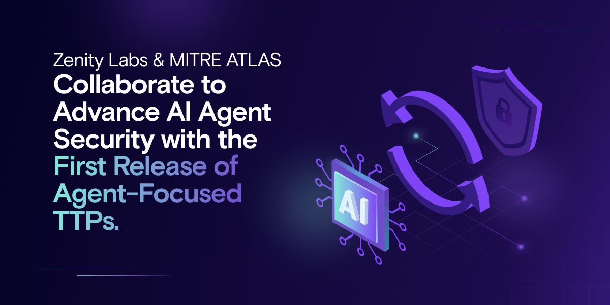 Proud to see Zenity Labs and <a href="/simakov_marina/">Marina Simakov</a> leading the way in AI agent security in collaboration with MITRE ATLAS. 🤩 

This milestone adds the first AI agent–focused attack techniques to the ATLAS framework, expanding the industry’s understanding of how real-world agents can