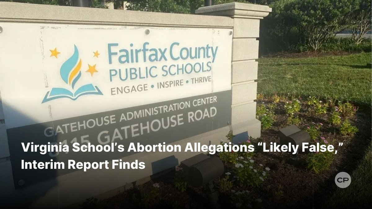 ChristianPost's tweet photo. A Virginia teacher claimed that school staff arranged student abortions based on speculation and manipulated student statements.  
#ChristianNews #FaithAndJustice #FairfaxCounty #EducationEthics #TruthAndAccountability  
🔗 https://t.co/NmzyRNNani https://t.co/031LzReLhZ