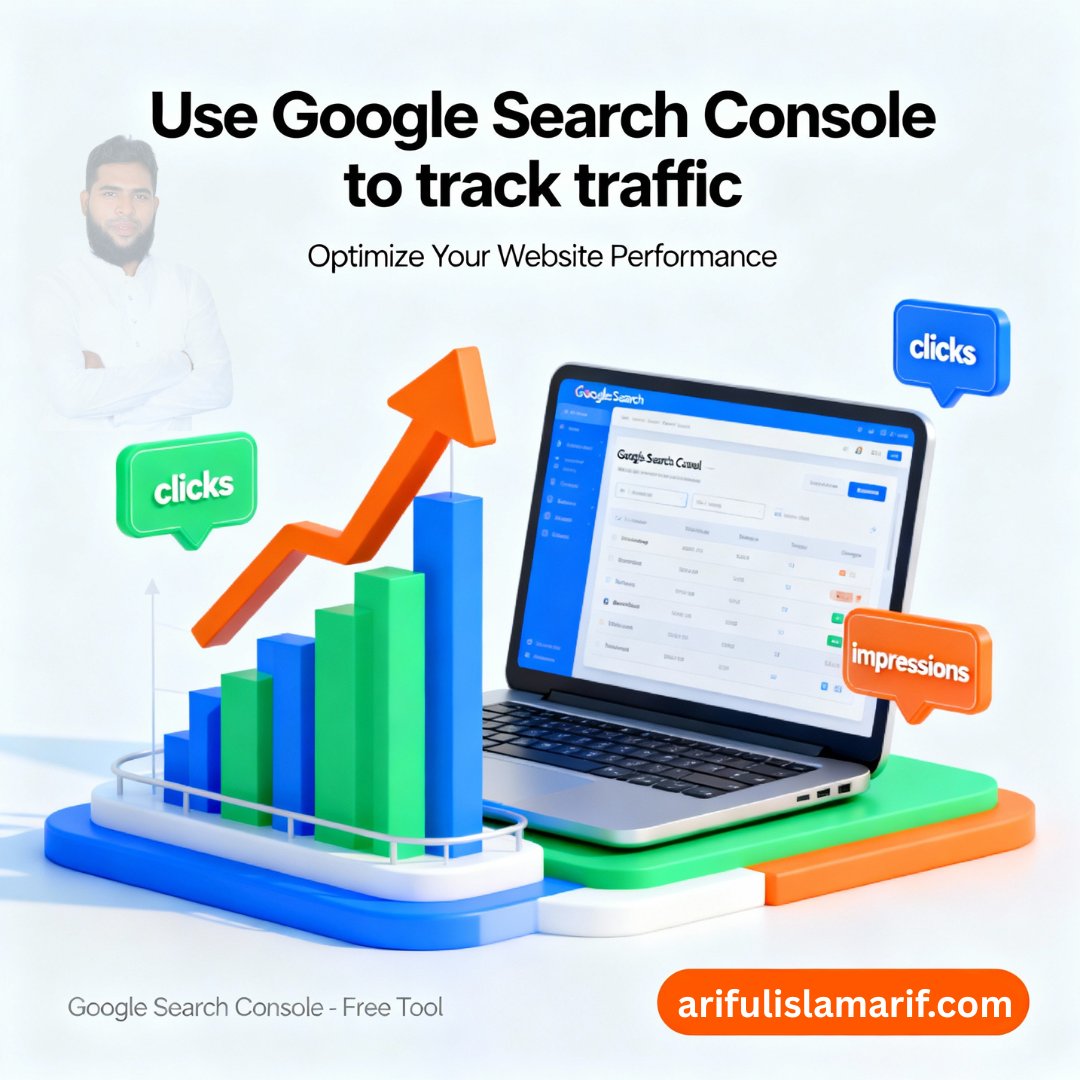 arifulseoexpert's tweet image. Want to know where your website traffic comes from? 🚀
Start using Google Search Console today. Track keywords, monitor clicks, fix SEO issues, and grow organic traffic.
It’s free and essential for every business!
#GoogleSearchConsole #SEO #DigitalMarketing #WebsiteTraffic