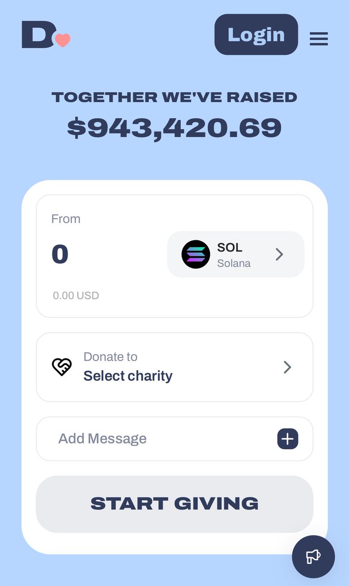 leap_xyz's tweet image. Wow, so close to 1 million dollars donated through the platform. Wild