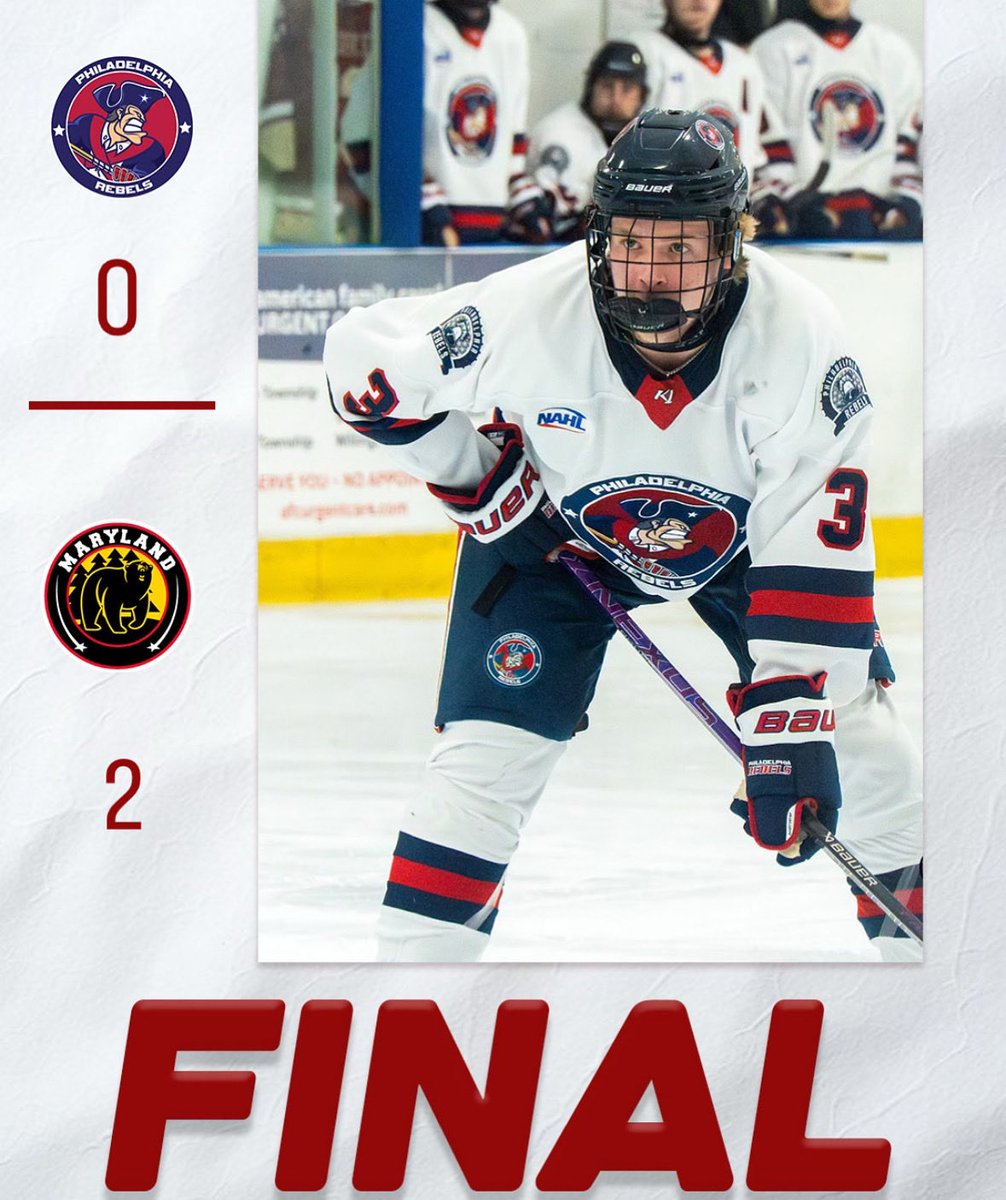 Rebels fall 2–0 to Maryland. 

Eyes forward to Friday night vs. New Jersey.