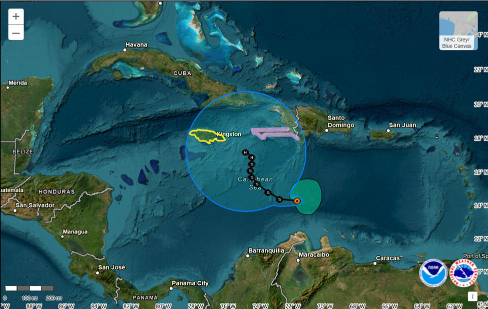 #Actualización 𝐓𝐨𝐫𝐦𝐞𝐧𝐭𝐚 𝐓𝐫𝐨𝐩𝐢𝐜𝐚𝐥 𝐌𝐞𝐥𝐢𝐬𝐬𝐚 📷
La probable formación ciclónica evolucionó a la Tormenta Tropical Melissa. Aún persiste con su trayectoria hacia Haití, Cuba, República Dominicana y/o cercanías de Jamaica.