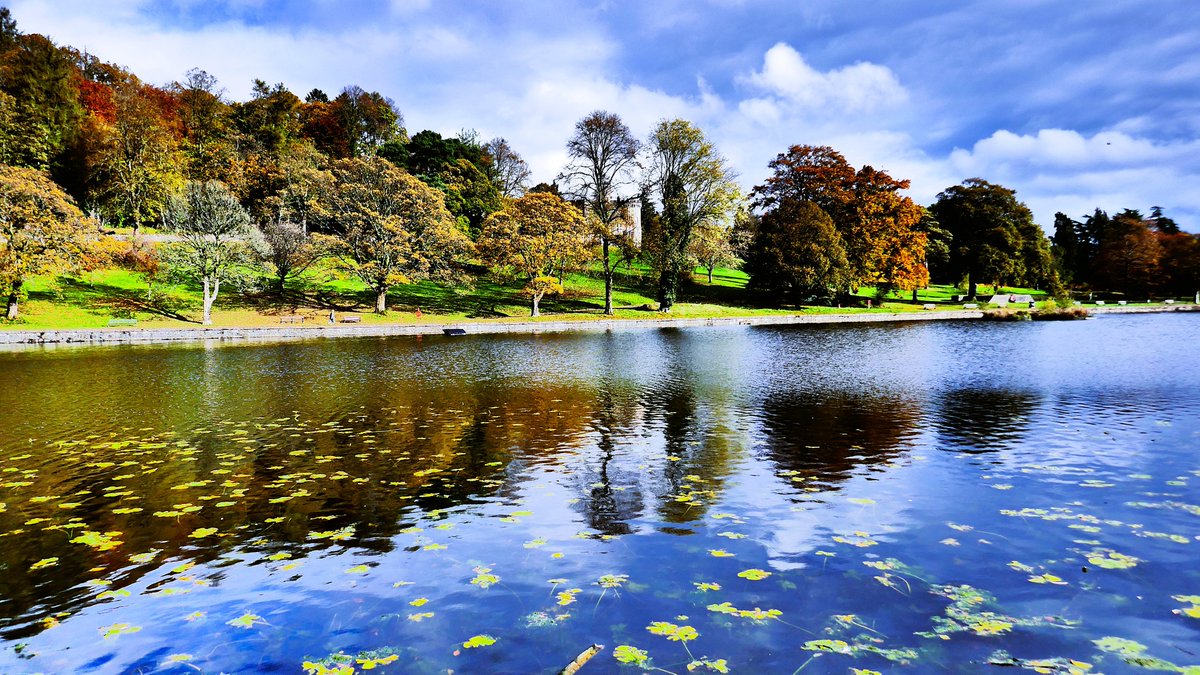 The lake at Cyfarthfa Castle this afternoon - <a href="/VisitMerthyr/">Visit Merthyr</a> <a href="/VisitCyfarthfa/">Cyfarthfa Park</a> <a href="/visitwales/">Visit Wales 🏴󠁧󠁢󠁷󠁬󠁳󠁿</a>