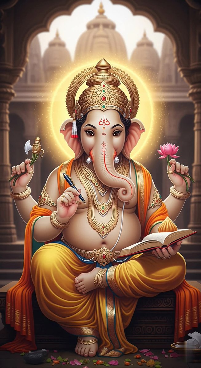 🐚‼️🐘 #ॐ_श्री_गणाधिपतये_नमः 🐘‼️🐚 

विघ्न हरण मंगल करण काटत सकल क्लेश ।
सबसे  पहले  सुमरिये  गौरी  पुत्र श्री गणेश ।।

❣️आपका दिन शुभ और  मंगलमय हो❣️ 

🌺🙏⛳#ॐ_गं_गणपतये_नमः⛳🙏🌺
🌴🔔⚘️#ॐ_वक्रतुण्डाय_नमः ⚘️🔔🌴
   🌾🪴🌞#शुभ_बुधवार_वंदन 🌞🪴🌾