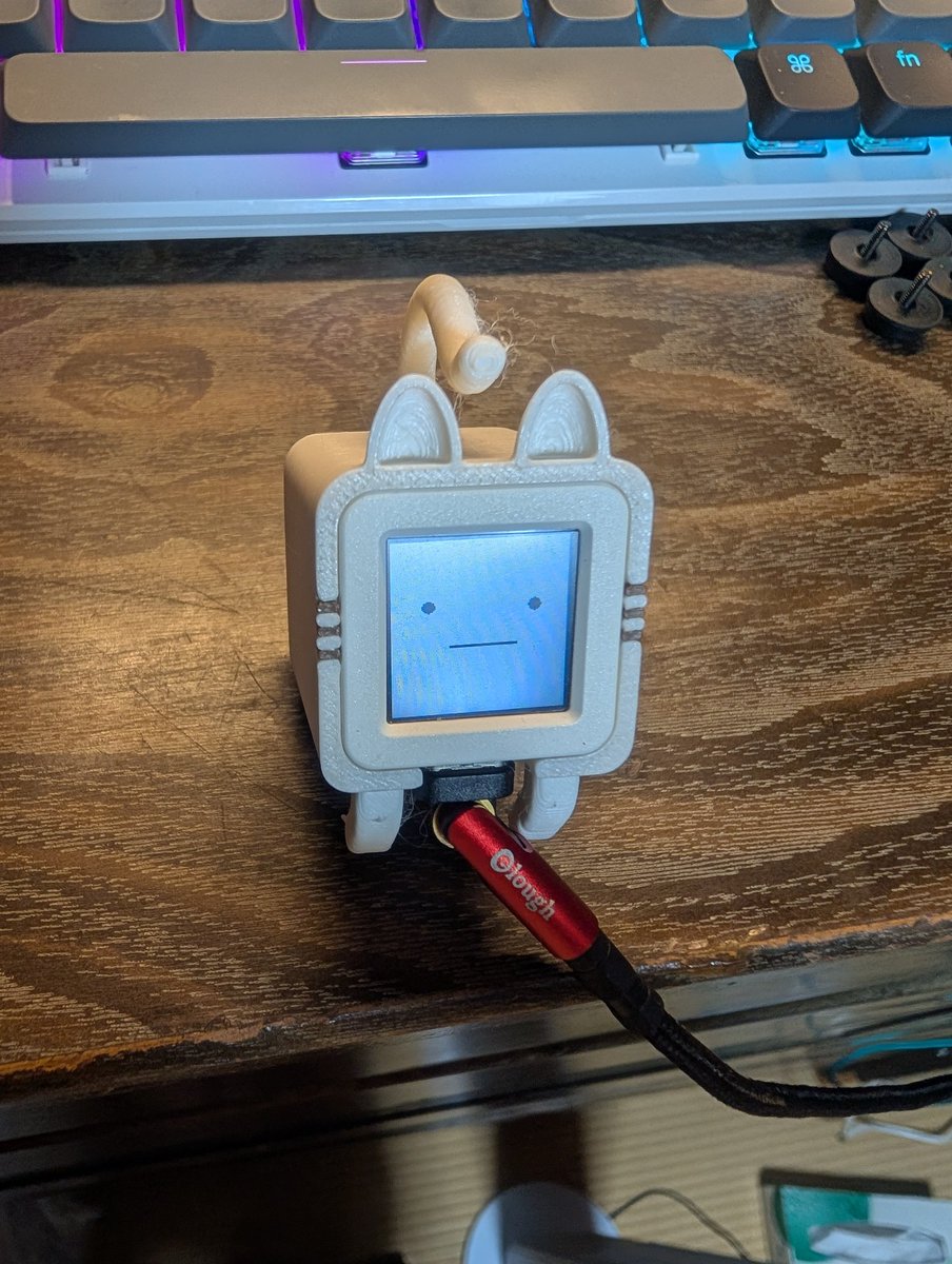 mongonta555's tweet image. 白猫カワヨ

#ｽﾀｯｸﾁｬﾝ #M5Stack