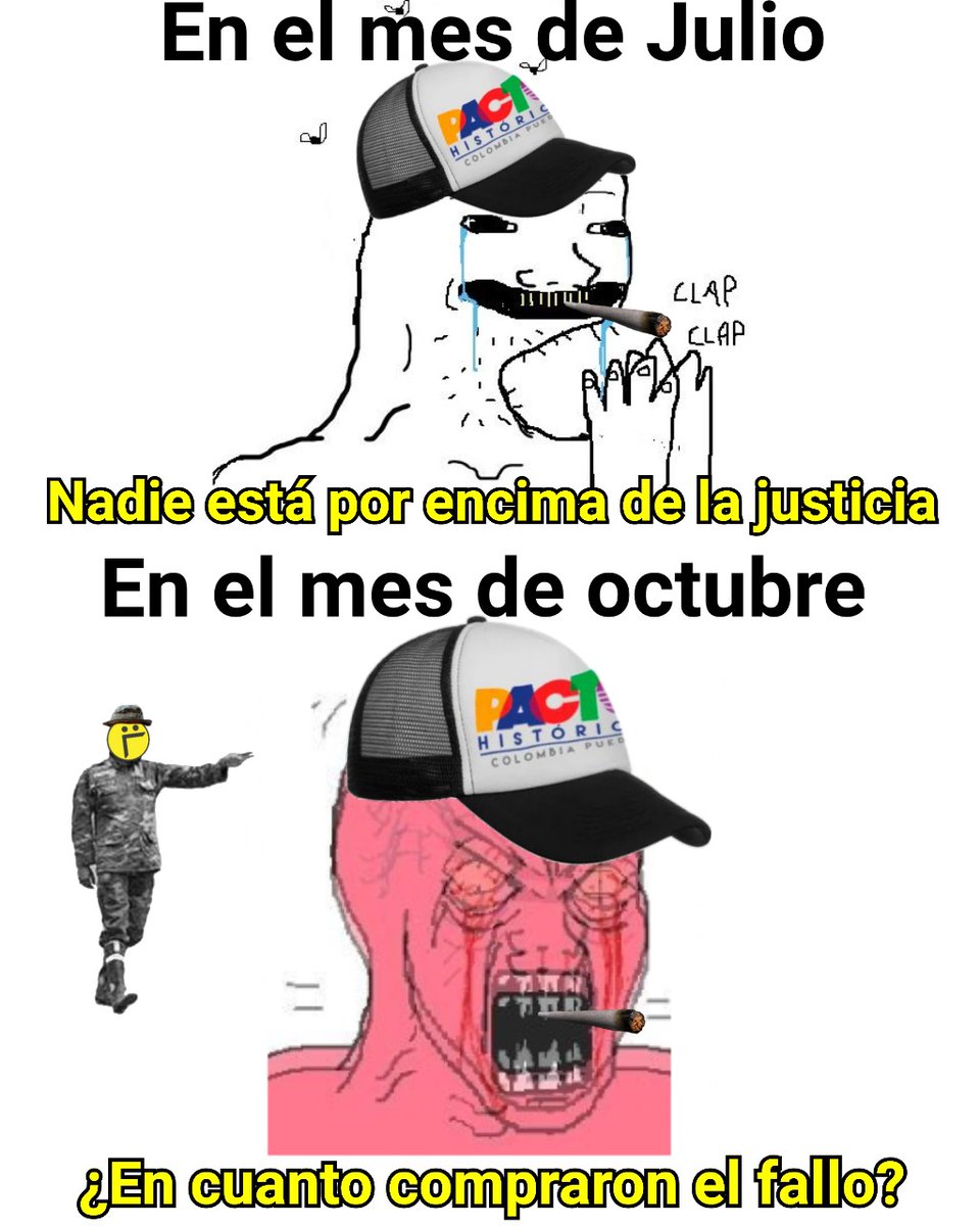 ChomposX's tweet image. Ya no le sirve la justicia al petrismo