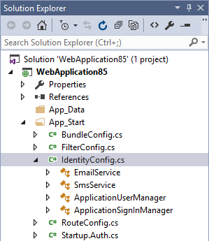 mkristensen's tweet image. Do you ever expand .cs file nodes in Solution Explorer to peek at the types and members inside? 

The second picture shows the same solution but without the expanders visible for comparison. Which do you prefer?