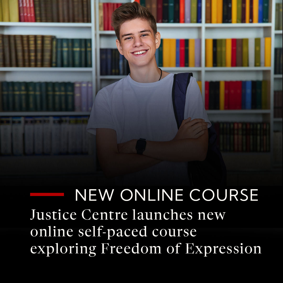 JCCFCanada's tweet image. 🎓 Learn your rights. Protect your freedoms.
The Justice Centre has launched a new online, self-paced course for high school students — and for any Canadian who wants to better understand their rights and freedoms.
Begin your journey with our first online course: Freedom of…