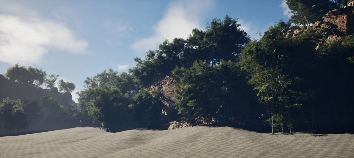 work176610's tweet image. Let’s see what I can create with this. Inspired by my last environment art and with this hot, humid weather I felt like making something that matches my current mood.
#UnrealEngine #UE5 #UnrealEngine5 #digitalart #environment #environmentdesign #leveldesign #Creativity #3dart
