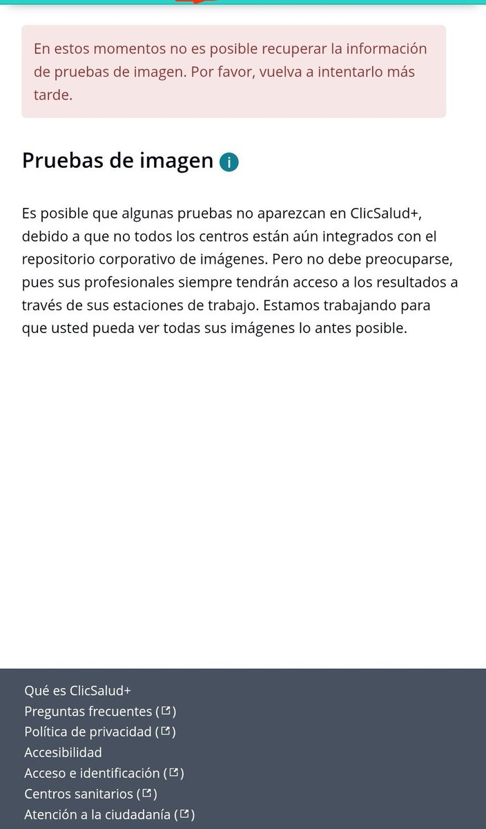 mablanco60's tweet image. Hace 10 dias pude consultar y ver en Clic Salud la última mamografia que me hicieron en el cribado de cáncer de mama. 
Hoy he vuelto a consultar la pagina y hoy ya no está. Eso si, me dan ánimos y me dicen que &quot;no debo preocuparme&quot; 
Me he encontrado esto👇