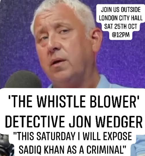 KnivesSaves's tweet photo. @boot15_vu This is going to be unmissable!!!
THE EXPOSURE OF SADIQ KHAN
#JonWedger is going to blow the whistle some more💯👌
And this time he's going for the knockout🥊🥊🥊💥City hall
#TheEndOfKhan #CriminalMayor #FailedLondon #Childgroominggangs
#getkhanout #goodriddance https://t.co/UO0OVaHR6y