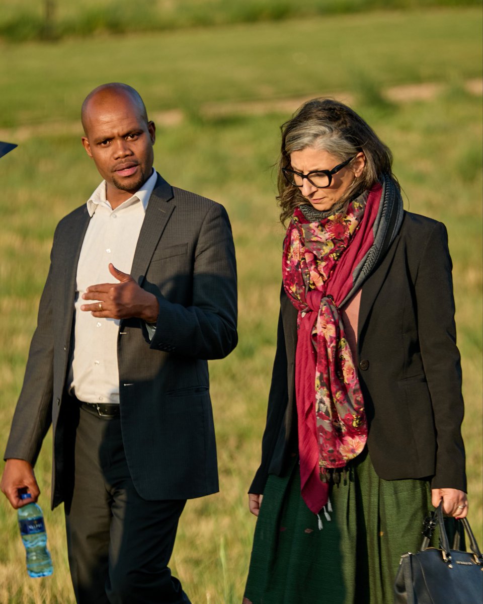 Earlier today, Nelson Mandela Foundation CEO, Dr. Mbongiseni Buthelezi, accompanied Francesca Albanese (<a href="/FranceskAlbs/">Francesca Albanese, UN Special Rapporteur oPt</a>), the UN Special Rapporteur on the Occupied Palestinian Territories, on a tour of the Apartheid Museum.

The visit forms part of a series of activities Albanese