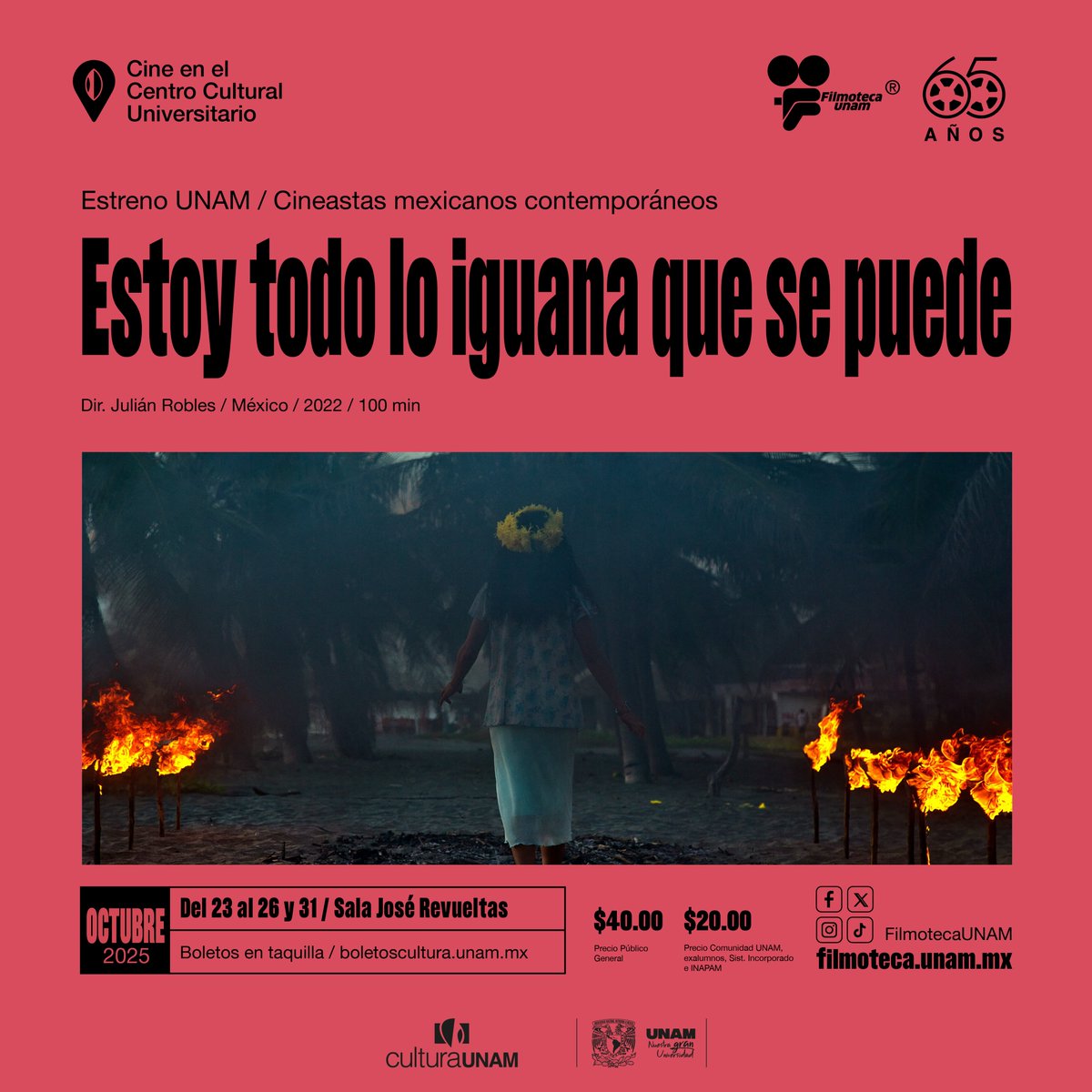 Una familia que ha perdido a su figura tutelar evoca su frustración y desesperanza ante la llegada de un visitante inesperado.

🎬'Estoy <a href="/todoloiguana/">Estoy todo lo iguana que se puede</a> que se puede' (Julián Robles, 2022)
🗓️A partir del 23oct en #CinesUNAM
📍Sala José Revueltas #CCU
🔗filmoteca.unam.mx/exhibiciones/c…