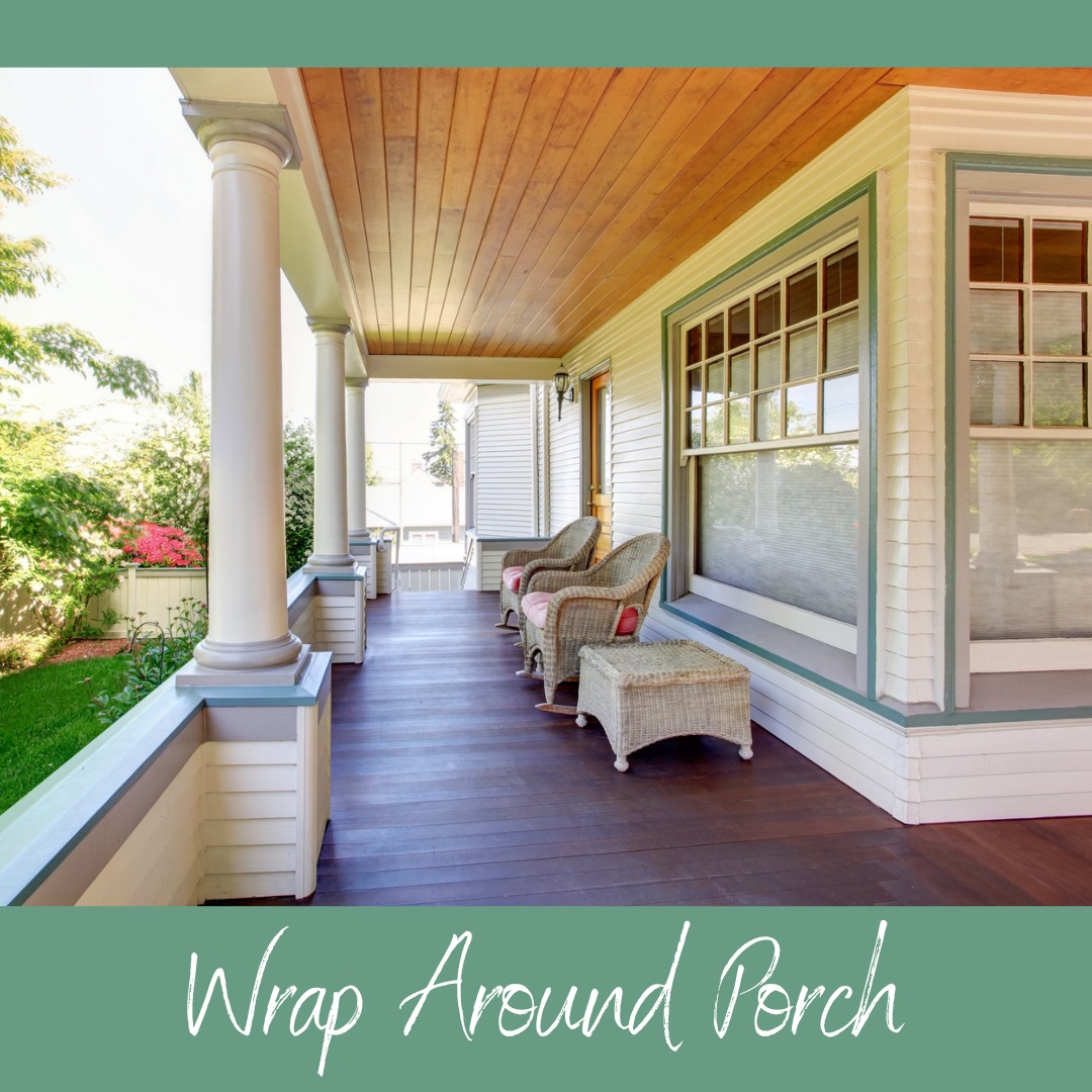 A "Wrap Around Porch" (or Veranda) came historically from homes in the south where friends &amp; family could relax and enjoy a cool breeze without the modern comforts of air conditioning. Would you find this a charming addition to a new home, or wasted space?