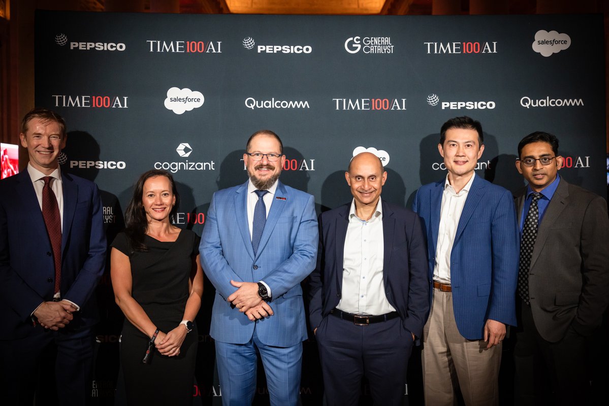 cristianoamon's tweet image. #AI has the power to democratize knowledge and transform how we live. Grateful to @TIME for this recognition and to the @Qualcomm teams driving innovation. #TIME100AI