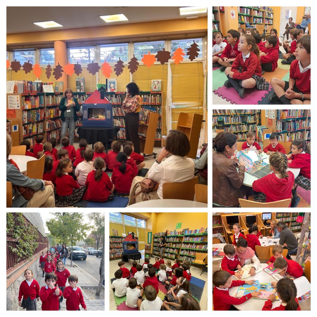 Los alumnos de 1º hemos disfrutado de la salida a la biblioteca municipal Dámaso Alonso. 
Además, hemos ido por la calle cumpliendo las normas de seguridad vial. 
#colegiosolicitanteIB
