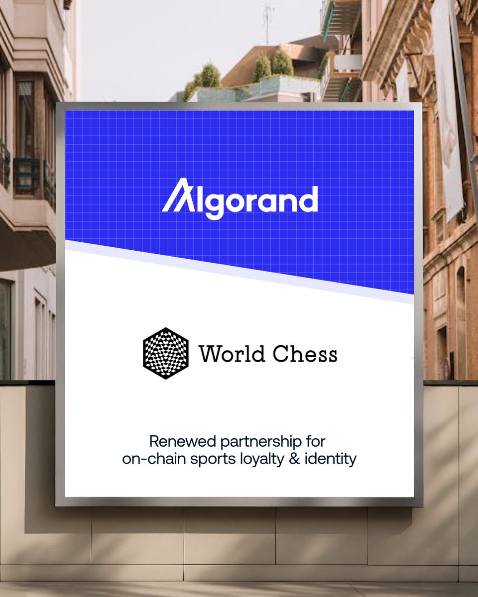 AlgoFoundation's tweet image. Our partnership with @theworldchess is renewed and stronger than ever.
Together, we’re driving innovation in loyalty and identity in sports, starting with The Tower, a fully on-chain chess loyalty program built on Algorand’s Intermezzo.
Read more below 👇