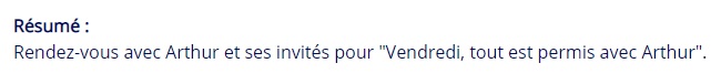 The_best_man_57's tweet image. Samedi 08 Novembre 2025 à 23h40 sur @TF1 : "INÉDIT - Vendredi, tout est permis avec Arthur" !
#VTEP