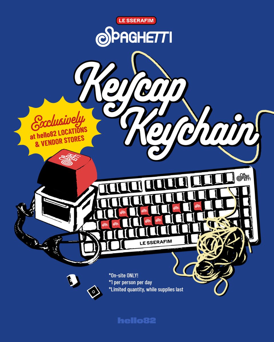hello82official's tweet image. Ding Dong! Special FREEBIE delivery for FEARNOTS 🛵
Pick up a FREE Keycap Keychain at hello82 and participating Vendor Stores!
🗓️ 10/24 - 10/26 | 10AM - 4PM (Local Time)
📍 @hello82LA
📍 @hello82NYC
📍 @hello82ATLANTA
📍 @hello82SANDIEGO
📍 @hello82CHICAGO
📍 @hello82DALLAS…