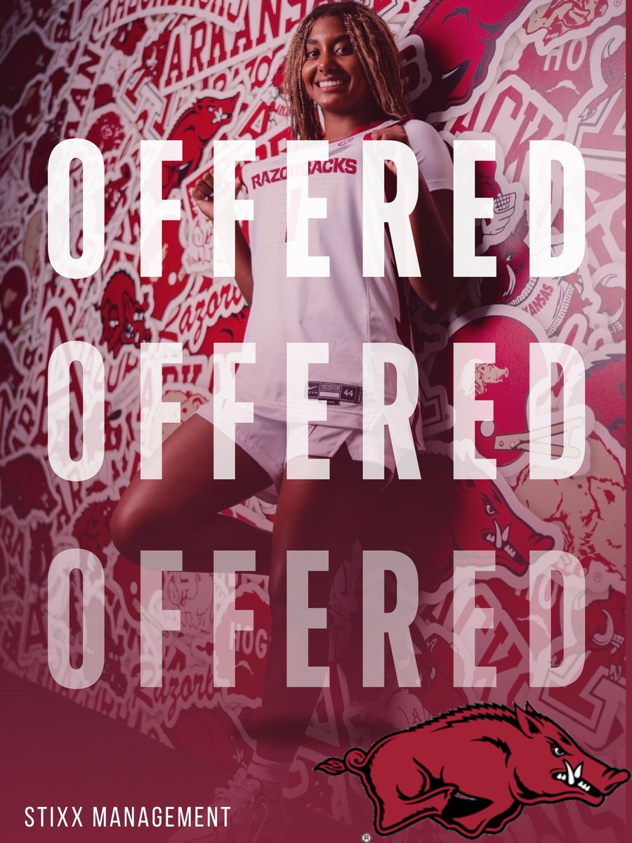 Amillia Prochnow (@amilliap2027) on Twitter photo Blessed to have received an offer from the University of Arkansas. Woo pig? โค๏ธ๐ค
<a href="/StixxManagement/">stixx management</a> <a href="/RazorbackWBB/">Razorback Women's Basketball</a> <a href="/coachkmusick/">Kelsi Musick</a> <a href="/AlexFurr1/">Alex Furr</a> <a href="/LaceyGoldwire/">Lacey Goldwire</a> <a href="/CoachBradford21/">Nick Bradford</a> <a href="/CoachJ14/">Brad Johnson</a> <a href="/MissouriPhenom/">Phenom Basketball</a> <a href="/greglogs/">Greg Logsdon</a> <a href="/CoachJodi_/">Jodi Greve, M. Ed | Motivational Speaker & Author</a> <a href="/stixx_media/">Stixx Media</a> Blessed to have received an offer from the University of Arkansas. Woo pig? โค๏ธ๐ค
<a href="/StixxManagement/">stixx management</a> <a href="/RazorbackWBB/">Razorback Women's Basketball</a> <a href="/coachkmusick/">Kelsi Musick</a> <a href="/AlexFurr1/">Alex Furr</a> <a href="/LaceyGoldwire/">Lacey Goldwire</a> <a href="/CoachBradford21/">Nick Bradford</a> <a href="/CoachJ14/">Brad Johnson</a> <a href="/MissouriPhenom/">Phenom Basketball</a> <a href="/greglogs/">Greg Logsdon</a> <a href="/CoachJodi_/">Jodi Greve, M. Ed | Motivational Speaker & Author</a> <a href="/stixx_media/">Stixx Media</a>