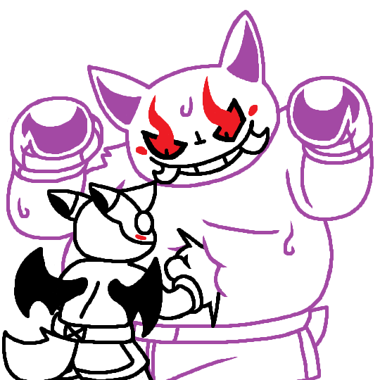 When the Alpha Pokémon challenges you for a fight.

His ring name is Jellybean, nobody knows his actual name.