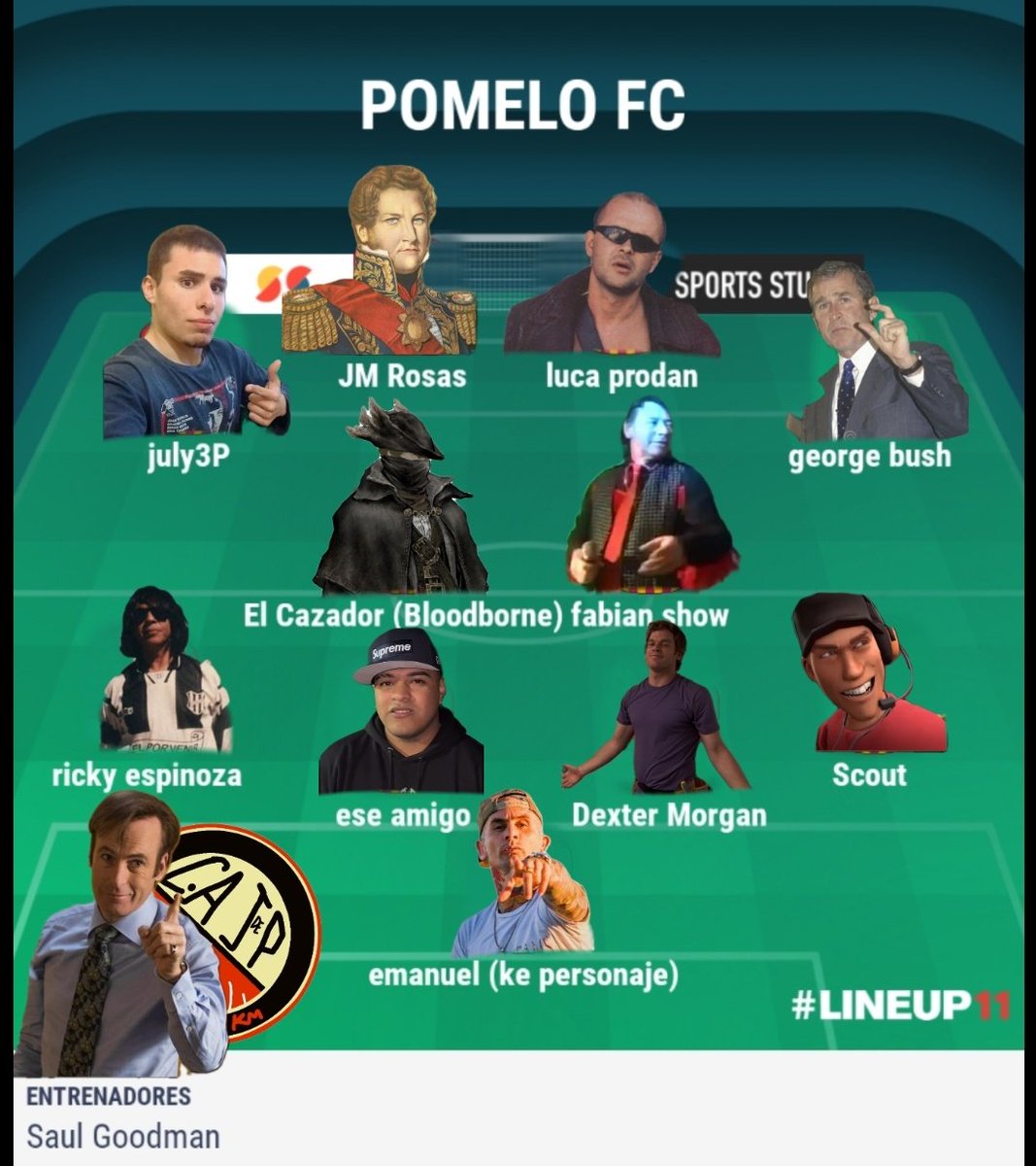Con ustedes el 11 titular del pomelo para lo que resta de temporada.
(Bajas importantes del plantel:
Emiliano Papa
Lavezzi
Luis Salmeron)
#PomelistaSoy
#Bnacional2026
#LDB