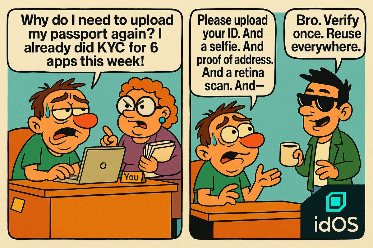 KYC fatigue is real. Your identity shouldn’t be copy-pasted across the internet.

<a href="/idOS_network/">idOS</a> – Verify once. Reuse everywhere.

Join: app.idos.network/?ref=EBF75937