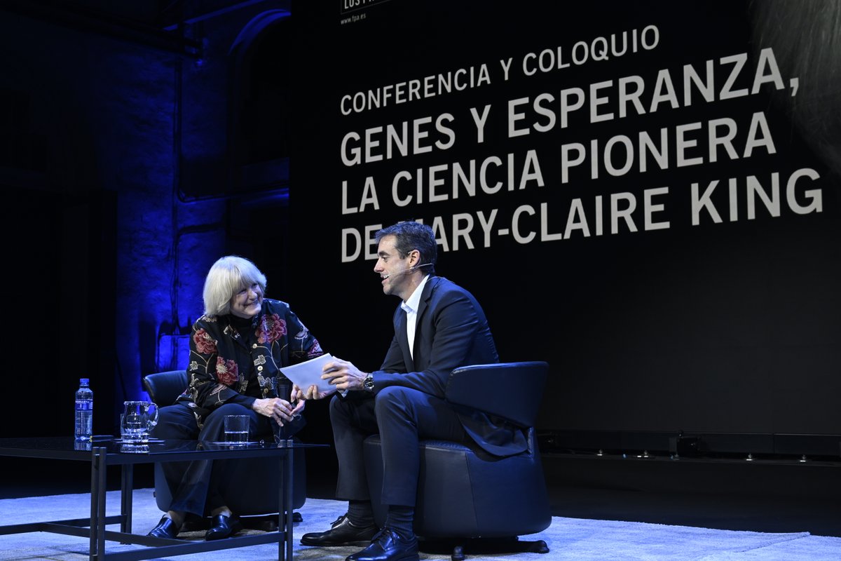 fpa's tweet image. In this talk, 2025 Princess of Asturias Laureate for Technical and Scientific Research Mary-Claire King presented her research on the genetic origins of breast cancer. A talk to comprehend genetics and the scientific advances in our understanding of this disease moderated by…
