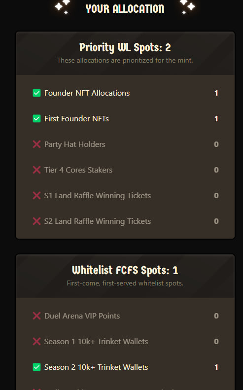 got 2 GTD and one FCFS for upcoming <a href="/playcambria/">Cambria</a> mint
See you on 23 oct👀