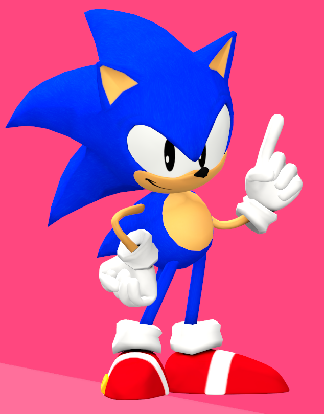 the_yabb's tweet image. *inhale* *exhales*
so...this is the best classic sonic 3D model