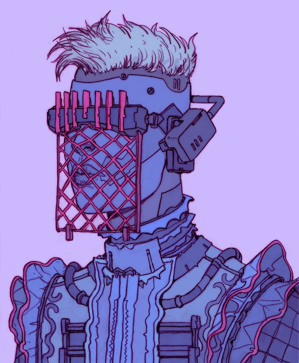 Remembering "Gridface" and "Christmas_is_Coming" I want to do more of these portraits, if I can find the time- as an exercise, because is confined to a  specific format and formula it's a good way of putting your focus on  just coming up with interesting designs and have fun