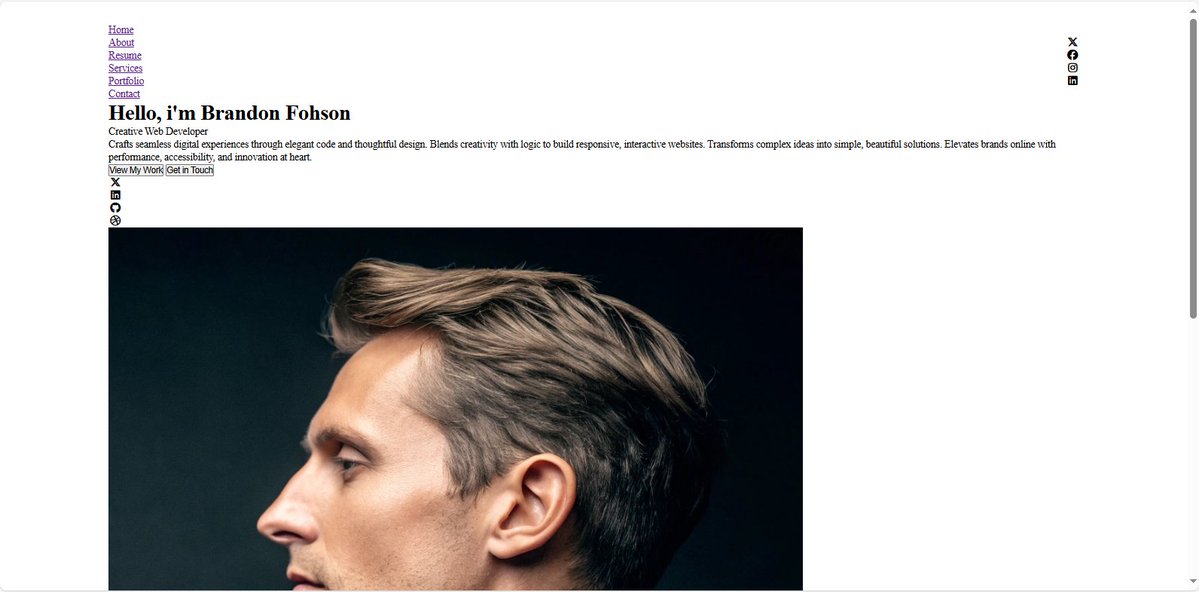 Onyeka103's tweet image. Day58
For today, I started building a portfolio website.
. Wrote the skeleton structure,
. Used CSS to write out my properties before styling
. Yes, the icons are from font.awesome
. Highlights? Searching for materials and inspiration 😂💔
#100DaysOfCode