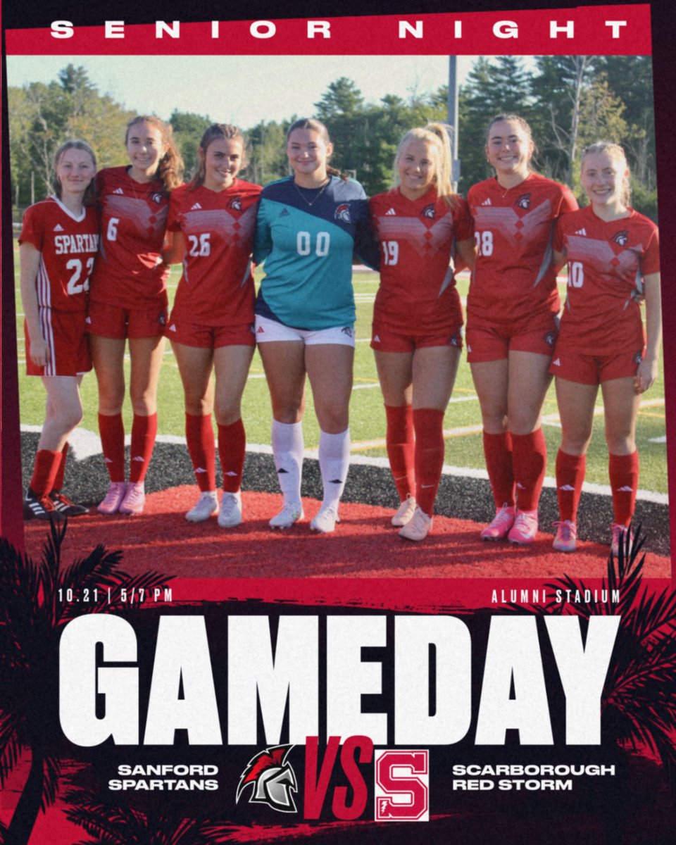Good luck to the Girls Soccer Team as they play Scarborough tonight at home. Jv at 5:00 pm, Varsity at 7:00 pm. Senior night, recognition will begin at 6:30 pm.