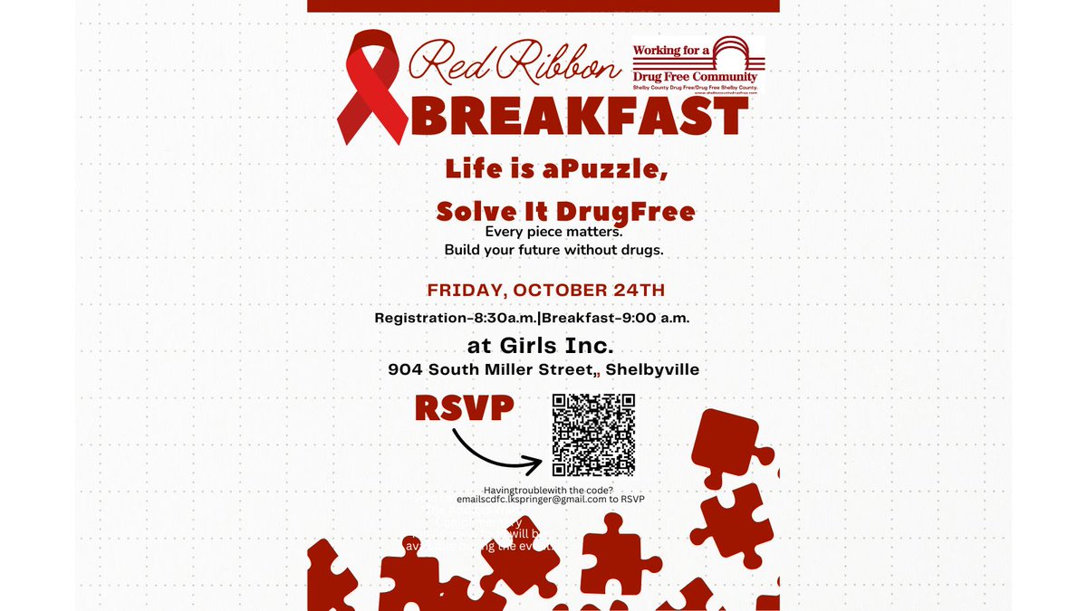 drugfreeshelby's tweet image. 💭 Quick question: Who’s joining us tomorrow morning for the Red Ribbon Community Breakfast? Drop a “☕” if we’ll see you there!

#RedRibbonWeek #CommunityBreakfast #TobaccoFreeShelby #ShelbyStrong #HealthyShelby