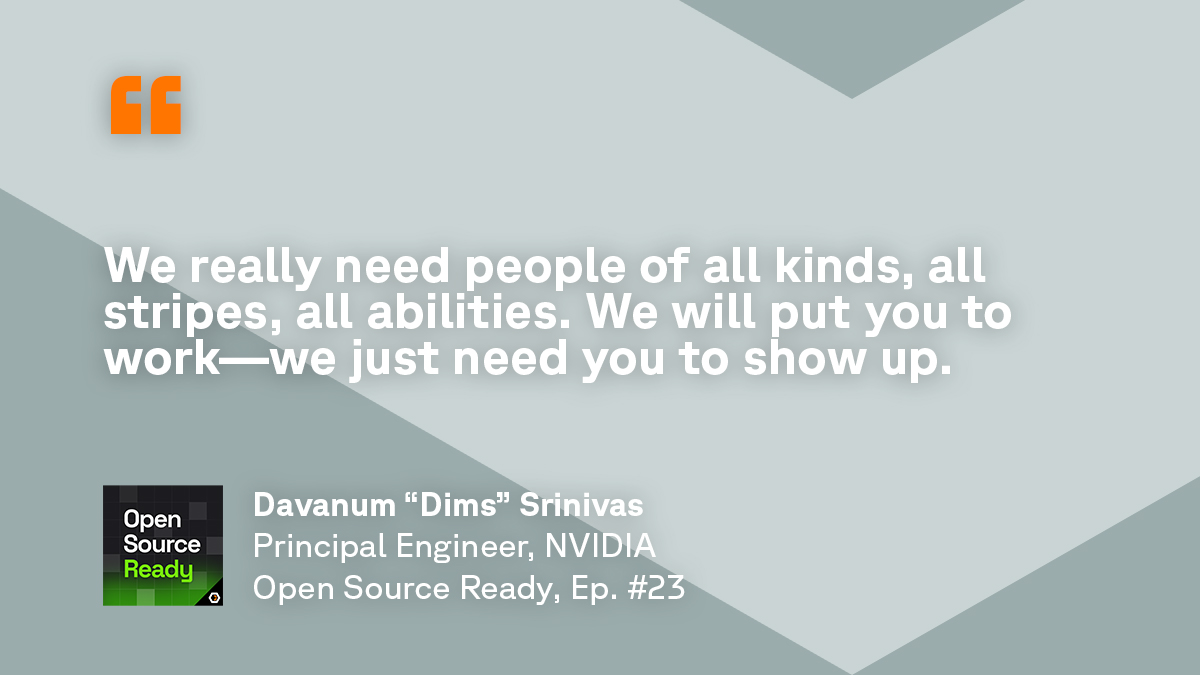 heavybit's tweet image. Building a resilient open source community isn’t about prestige—it’s about persistence and responsibility. Episode 23 of @opensourceready dives into these lessons with #Kubernetes veteran Davanum Srinivas (@dims). Tune in!
hubs.ly/Q03LyFCY0