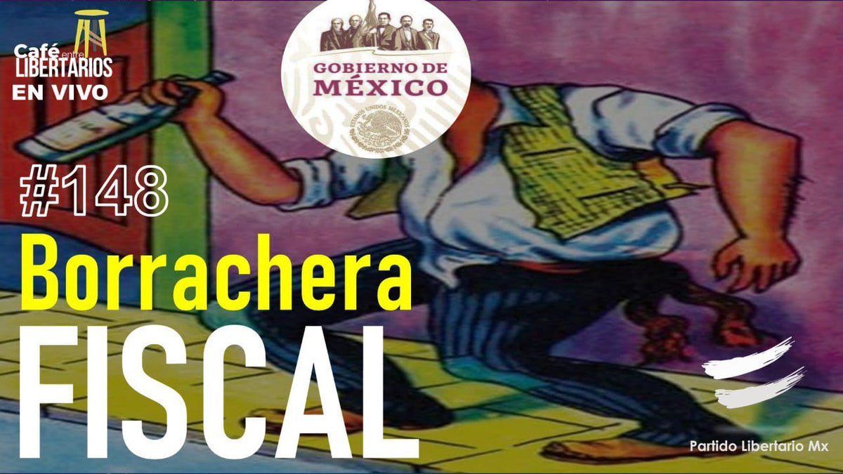 💥 MAÑANA MIÉRCOLES #22octubre  ES #CafeEntreLibertarios ☕🐍 #148 🗨️ En VIVO‼️💥

🍷"Borrachera Fiscal"🤯

🕰️10:00pm CDMX

Ni Calderón se pasó tanto y tan rápido de 🥂, ahora la cruda (realidad) con más impuestos‼️🤬

📎👇 En Nuestro Canal de Youtube y X:
youtube.com/live/X0z9OWuh9…
