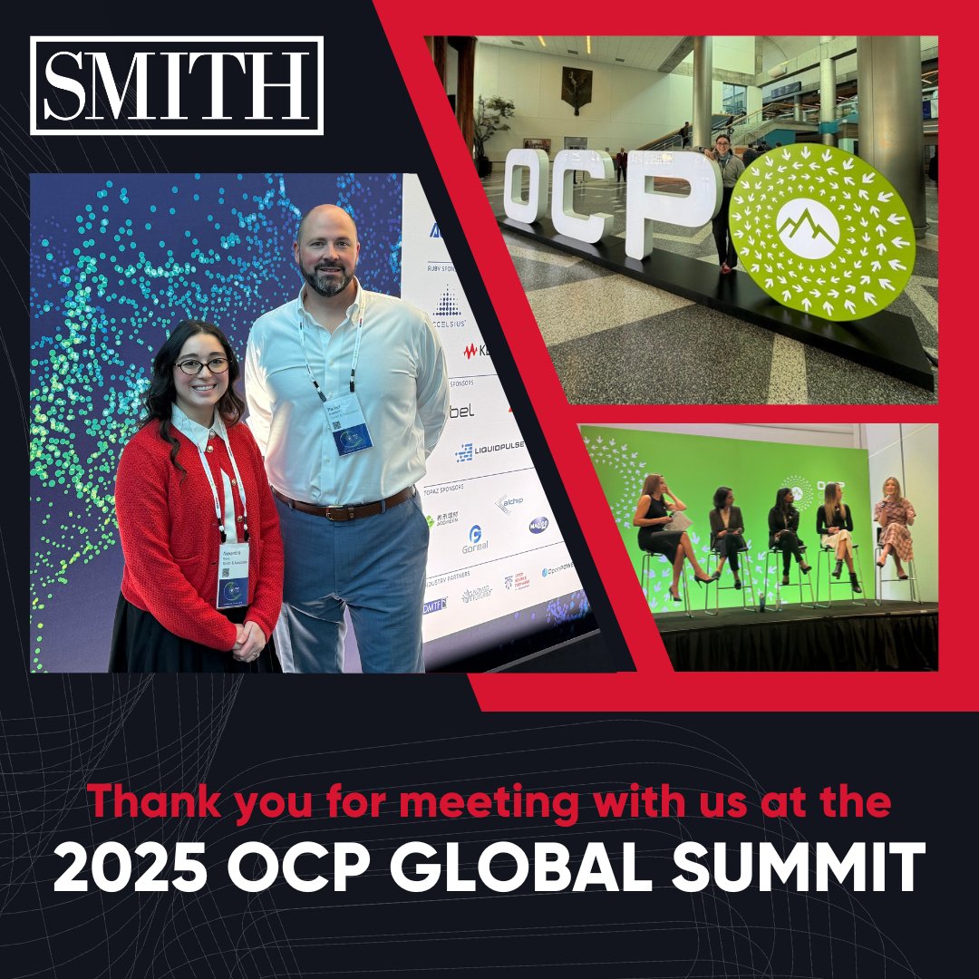 smithweb's tweet image. Thank you for meeting with us at #OCPSummit25! Our #DataCenterServices team enjoyed speaking with everyone about our customized services and hyperscaler support capabilities. Contact a Smith representative to learn more about these services: smth.bz/38p