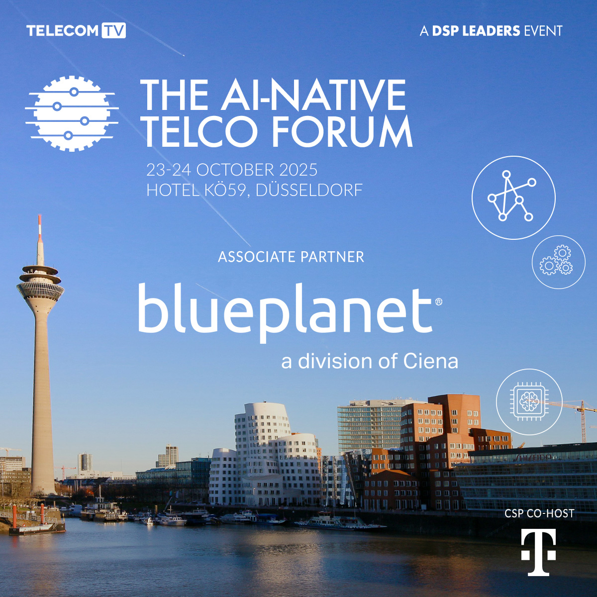 Join Blue Planet at the upcoming AI-Native Telco Forum, a hybrid event dedicated to showcasing best practices and real-world deployments of AI across telecom networks.

On Thursday, October 23 (16:00–16:45 CEST), David Warnock will join the panel “Overcoming Challenges and
