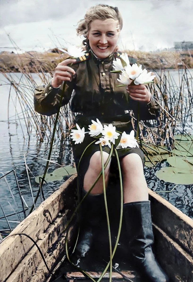 Yelena Ivanova ; Anti-aircraft Gunner in the Great Patriotic War.