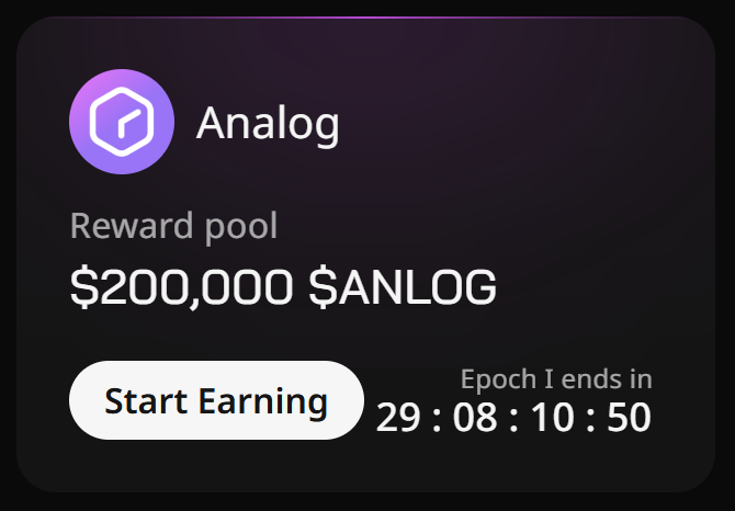 New Campaign on Wallchain: <a href="/OneAnalog/">Analog 🕓⛓️</a>

Campaign Highlights:

→ Rewards: $200K total.
→ Duration: 4 months → $50K every Epoch.
→ Unlock: %100, no cliff or vesting. 
→ Eligibility: Top 80 creators ranked by mindshare.
→ Bonus: 10 random creators from ranks 81–300 also