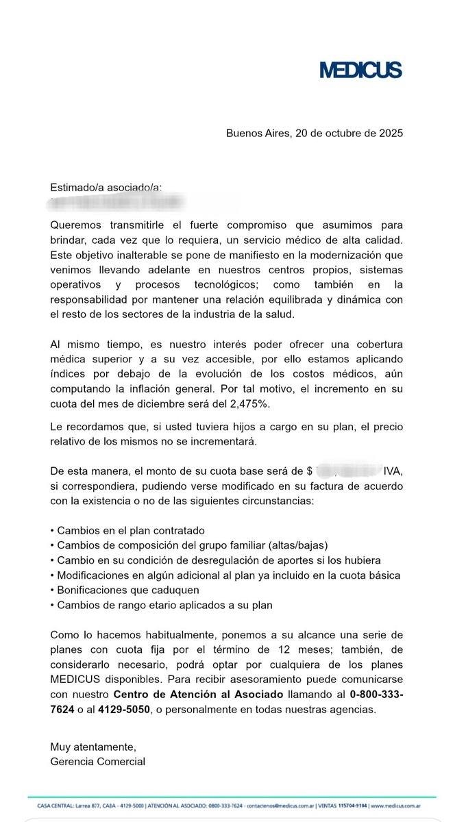 bedafa's tweet photo. Seguimos con los aumentos ininterrumpidos... más que la inflacion obvio @colocostantino https://t.co/fNYFpYMCco