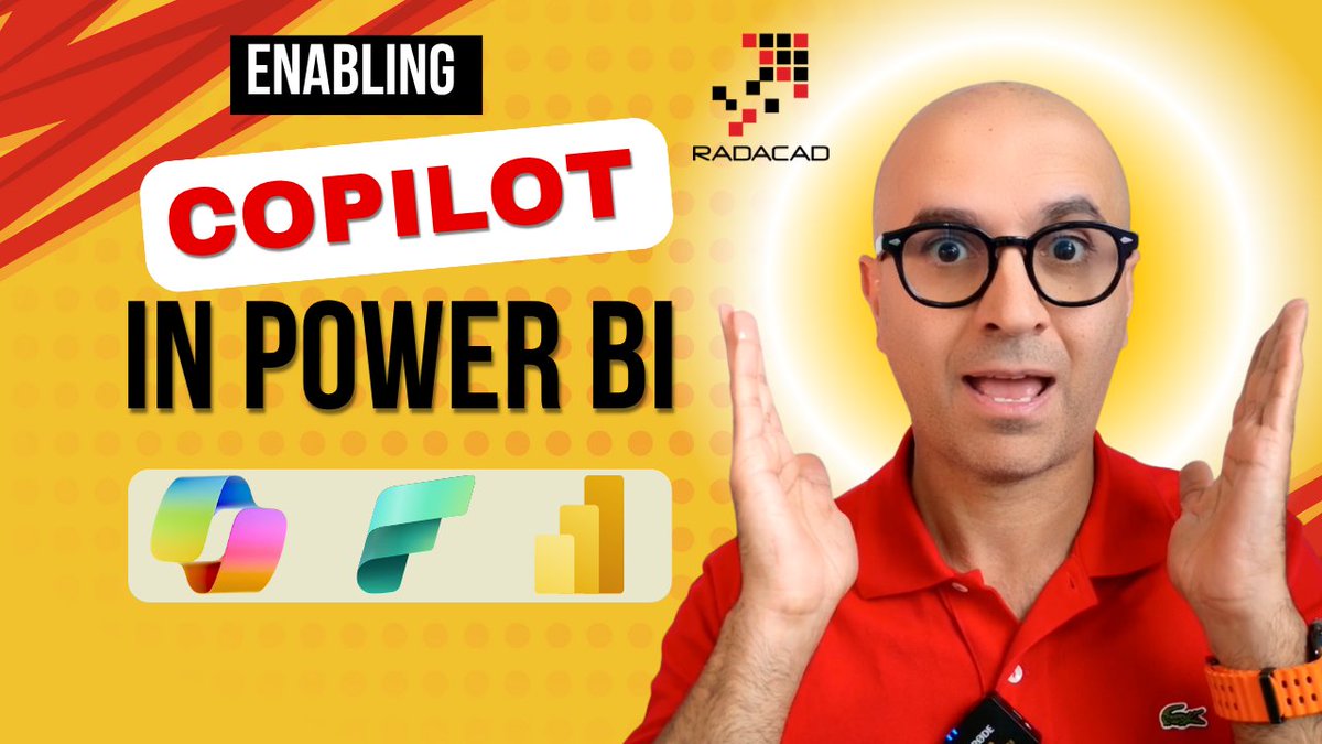 Rad_Reza's tweet image. Using #Copilot in #PowerBI has many perks and benefits. But you may wonder what the #license, #environment, #setup, and #requirements are for it?
In today's video, I explained how you can enable #MicrosoftAI copilot for your #PowerBIDesktop and how it can be used…
