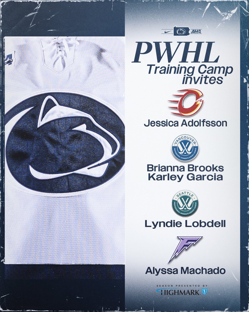 5️⃣ Nittany Lions are headed to PWHL training camps this November! 

#WeAre