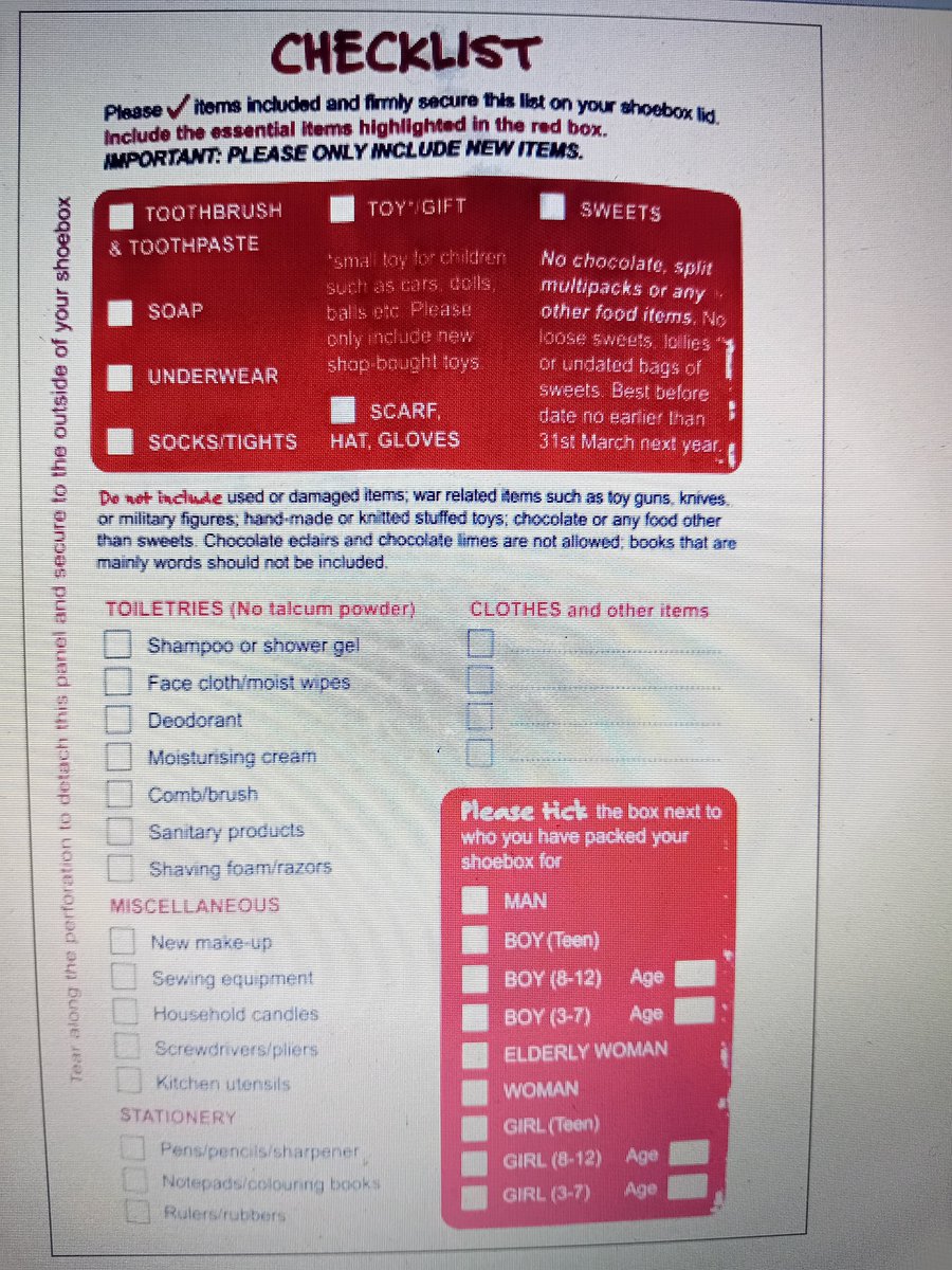 We would like to take part in the Christmas Shoebox Appeal this year.  Please could you help us to help others.All donations welcome-please see the checklist for guidance. Diolch yn fawr🎄🌍🎄