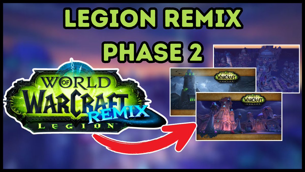 ⚔️NEW VIDEO⚔️

Legion Remix Phase 2 is upon us and here is a short rundown of everything coming with it!

🔴: youtu.be/HpJf9hP-vJ0

#Vtuber #WoW #LegionRemix