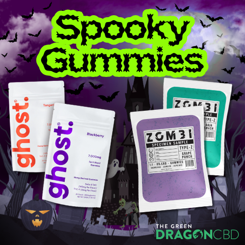 GreenDragonCBD's tweet image. Spooky Season just got tastier with Ghost and Zombi gummies! Grab a bag...if you dare... 👻🧟 #zombigummies #ghostgummies #thc #halloween