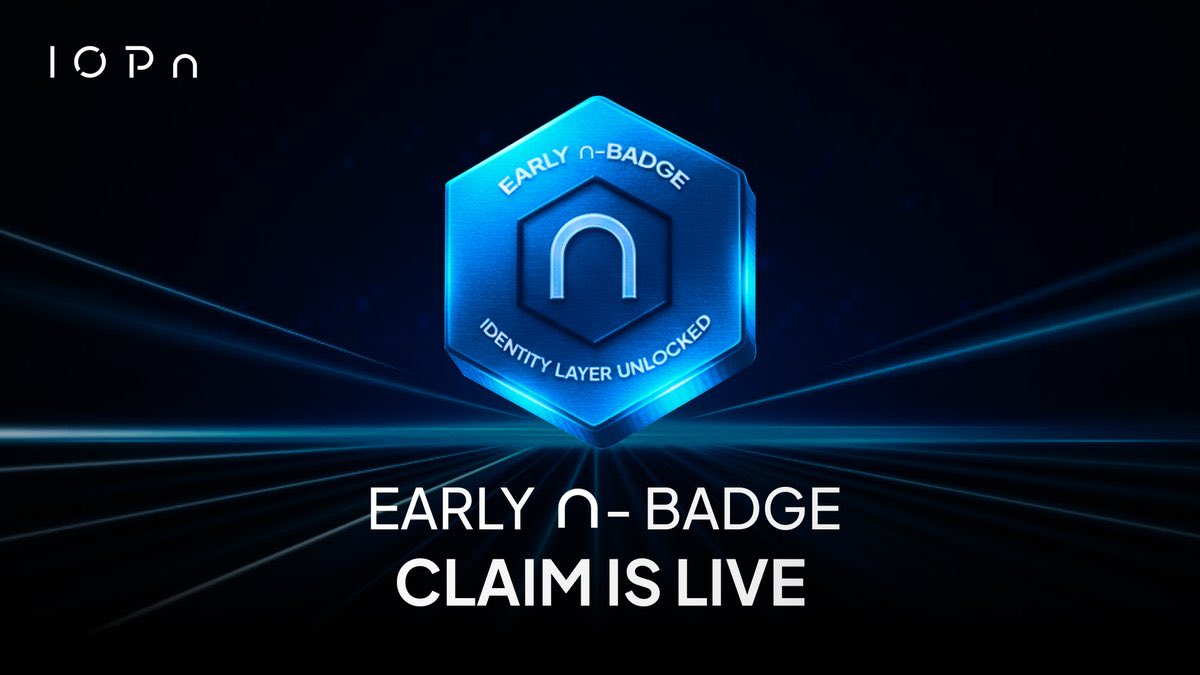 Defi_Scribbler's tweet image. New project coming to Xeet in 24hrs - IOPn

a Layer‑1 blockchain built for digital identity, real‑world asset tokenisation, and sovereign infrastructure.

$300,000 in $OPN rewards to creators

Claim your early Early Adopter badge (limited-time claim window)

Visit :…