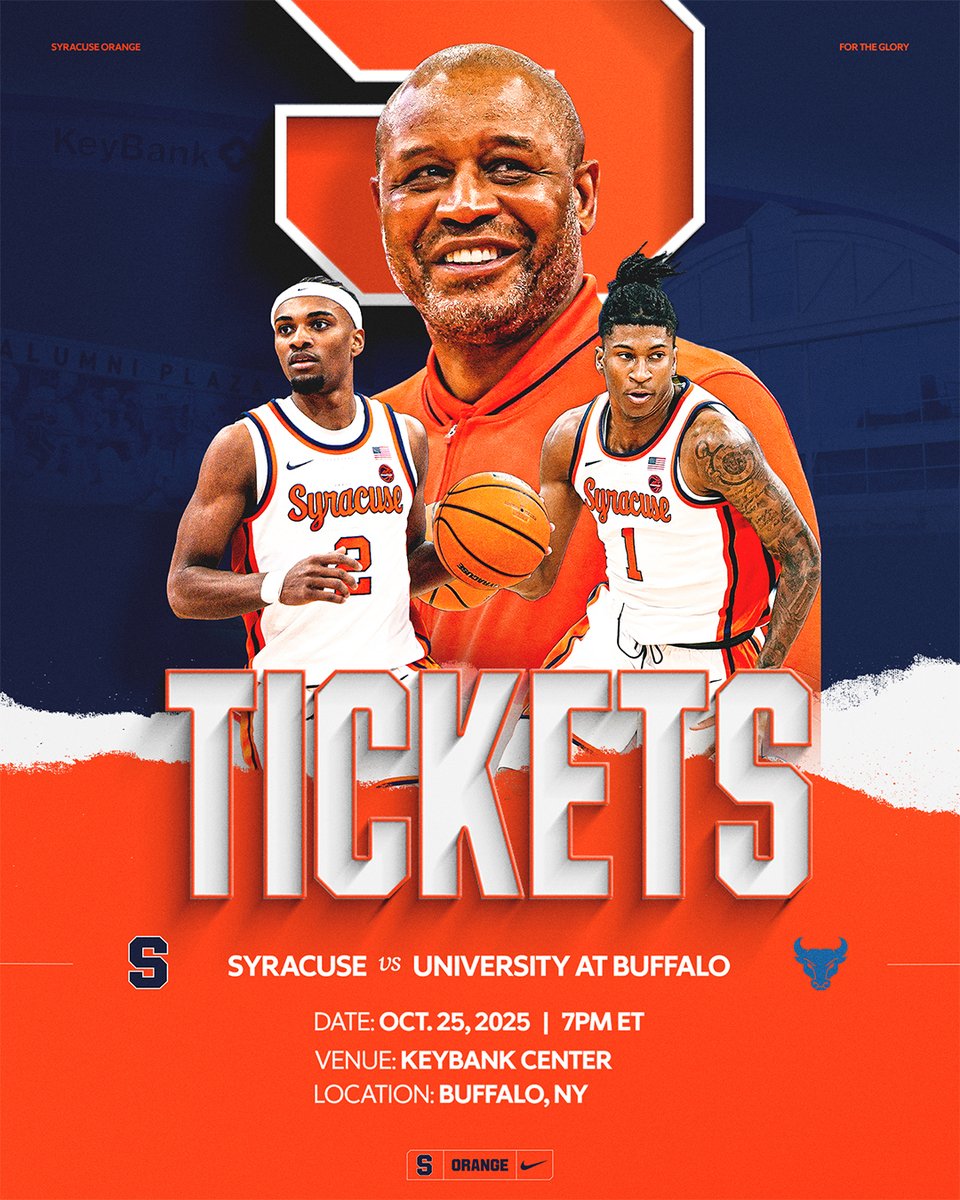 Who's coming out to see us in Buffalo on Saturday? 🍊🙌

cuse.com/basketballtick…