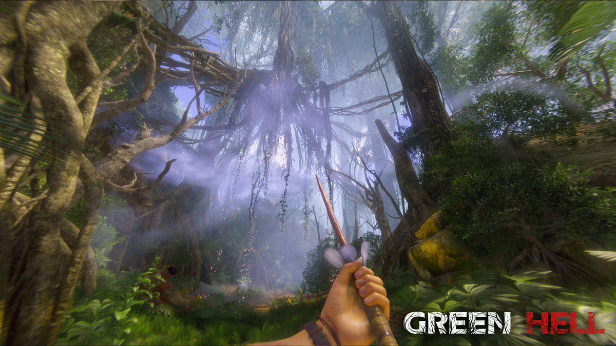 GreenHellGame's tweet image. Misty mysteries await.